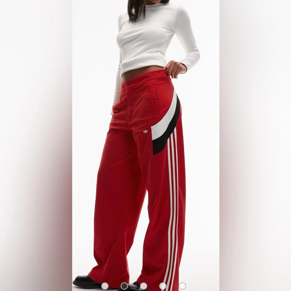 Adidas Women's
Blocking Track Pant in
Better Scarlet - Picture 4 of 16